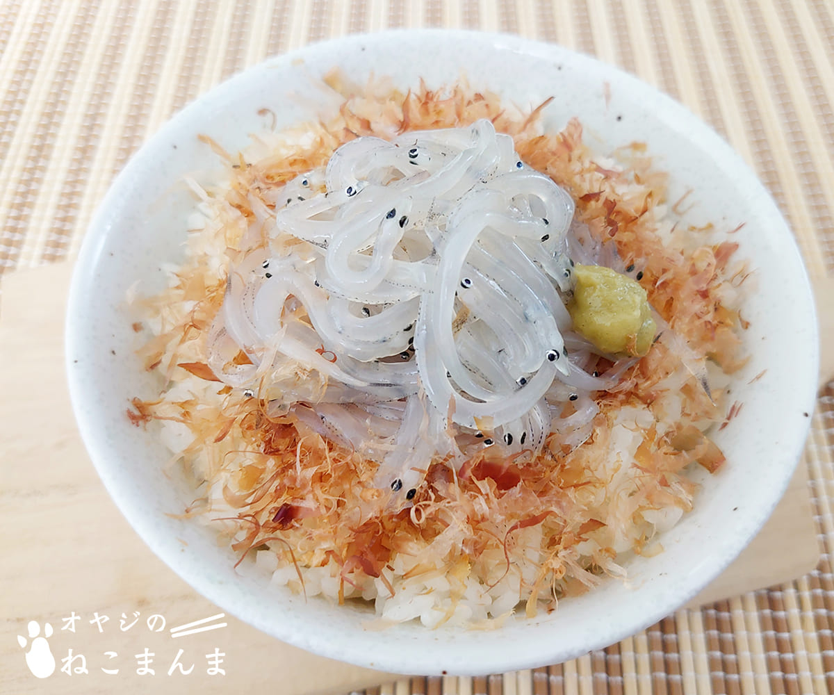 白魚の刺しまんま