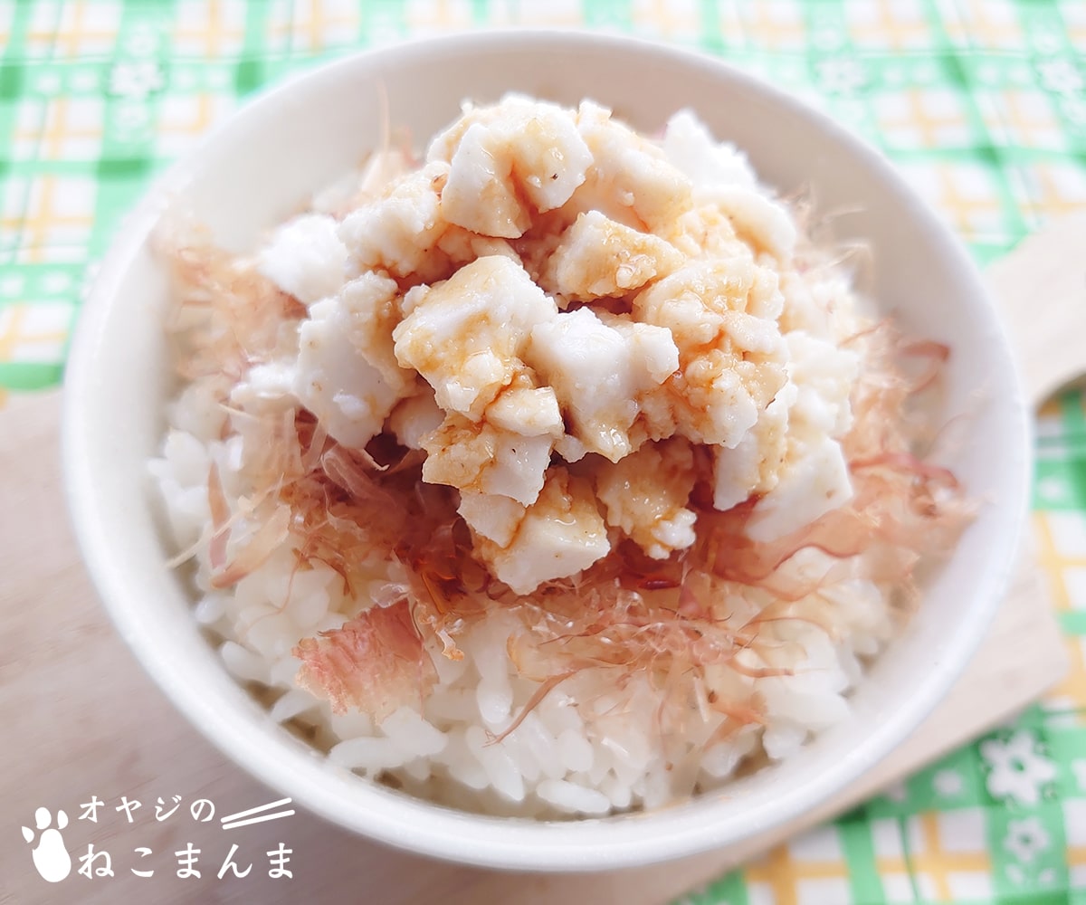 はんぺんのゴマヨ丼